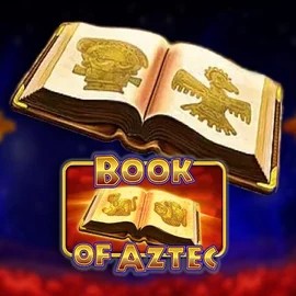 Book of Aztec online game logo by Amatic Industries on stonevegas-ca.com