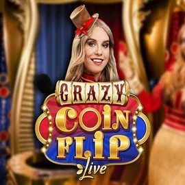 Crazy Coin Flip by Evolution, showcased at stonevegas-ca.com – game logo