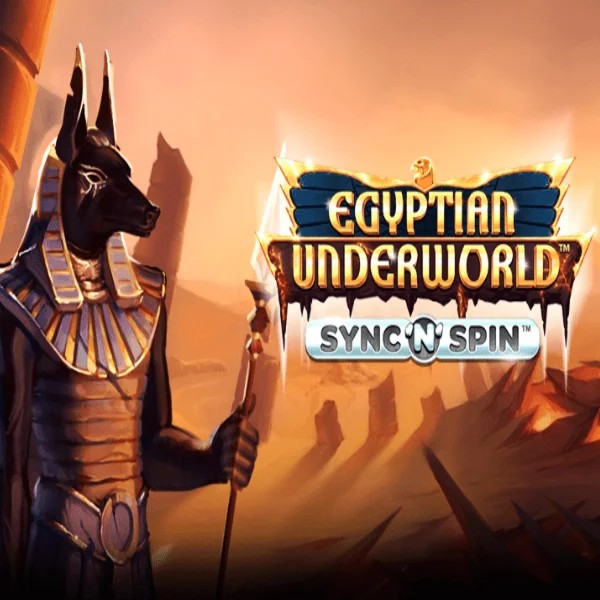 Egyptian Underworld slot logo by Greentube at Stonevegas Casino