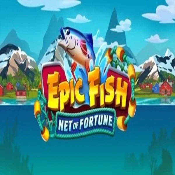 Epic Fish Net of Fortune online game logo by Quickspin on stonevegas-ca.com
