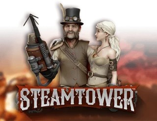 Official Slots logo: Steam Tower Slot by NetEnt at Stonevegas Casino