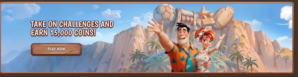 Take on exciting challenges at Stone Vegas Casino and earn up to 15,000 coins—join now and start playing!