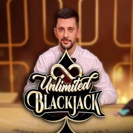 Unlimited Blackjack logo by Ezugi Stonevegas Casino